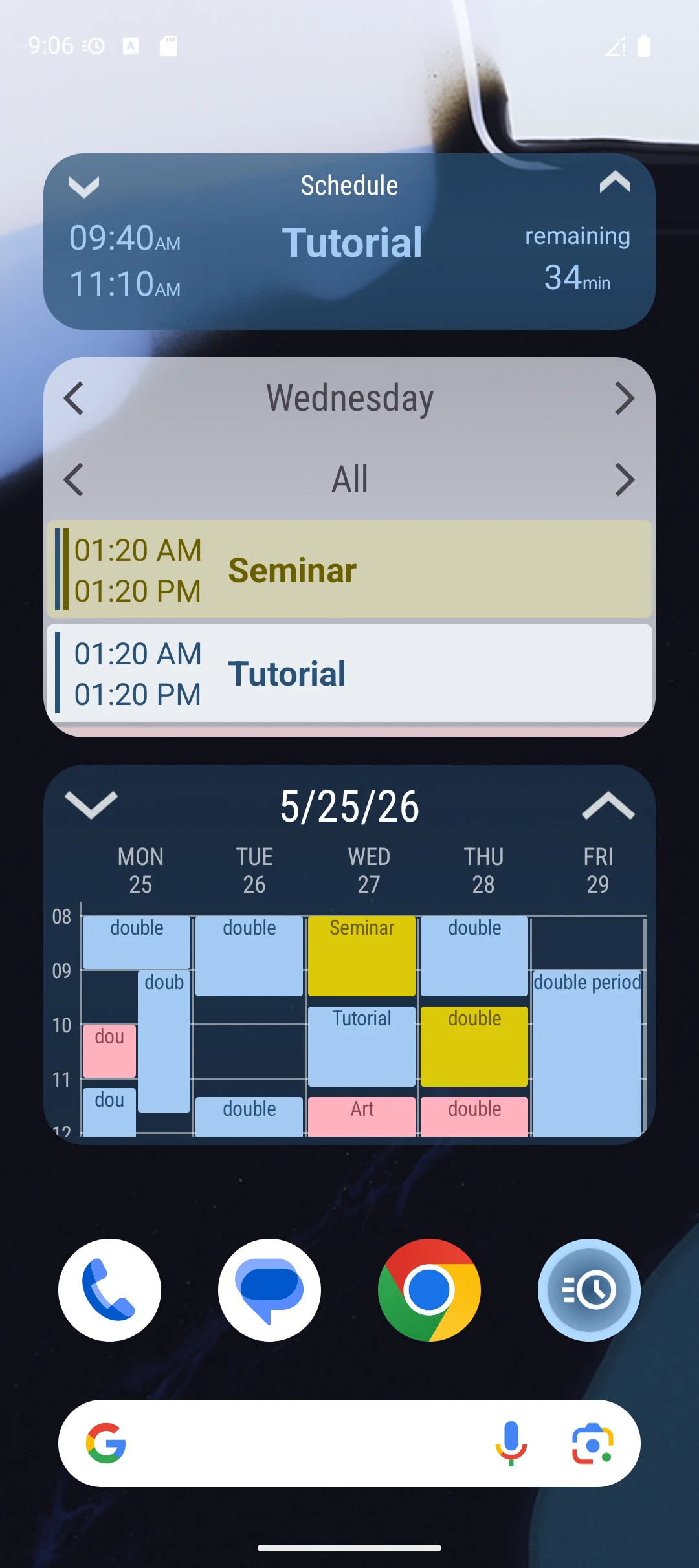 MySchedule: Schedule and Timer screenshot